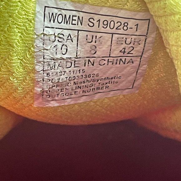 Saucony Type A9‎ Womens 10 Road Racing Citron Orange Red Running Shoes S19028-1 - Picture 9 of 9